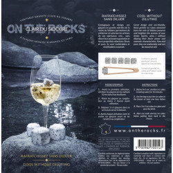 Glaçons Granit Sidobre | ON THE ROCKS | Coffret Cadeaux homme