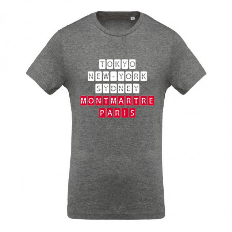 T-Shirt Montmartre Homme N°1 - Paname Rouge