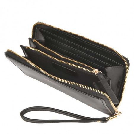 Portefeuille Zippé Noir | LOXWOOD | Idées cadeaux Femme Portefeuille Zippé Noir | LOXWOOD | Idées cadeaux Femme