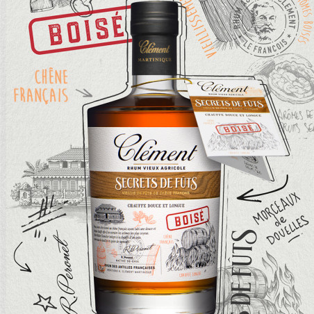 Secret de Fûts Boisé, un rhum Clément Secret de Fûts Boisé, un rhum Clément