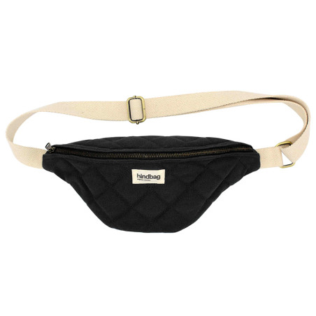 Hindbag Olivia - Banane Matelassé Noir