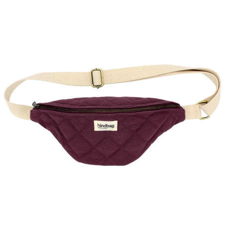 Hindbag Olivia - Banane Matelassé Prune