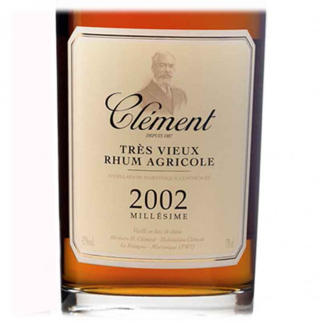 Rhum Vieux Clément Millésimé 2002 | cadeau Client