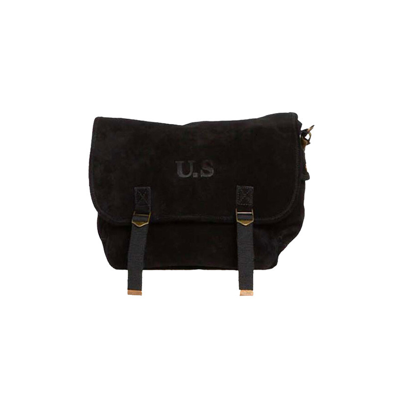 SAC US Cuir Suède petit noir