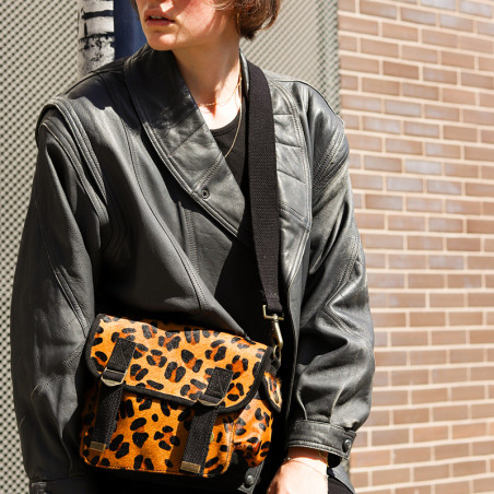 SAC US Cuir Léopard