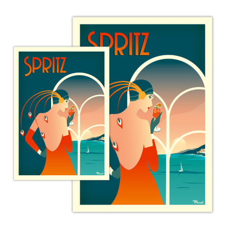 Cartes Postales Spritz | Marcel Travel Posters Cartes Postales Spritz | Marcel Travel Posters