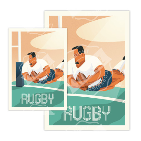 Cartes Postales Marcel | Rugby