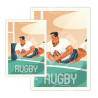 Cartes Postales Marcel | Rugby