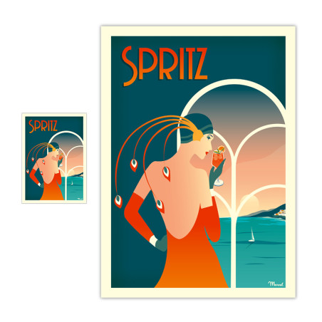 Magnet Spritz | Marcel Travel Posters Magnet Spritz | Marcel Travel Posters