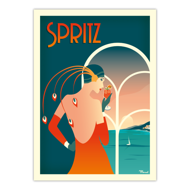 Affiche Spritz | Marcel Travel Posters
