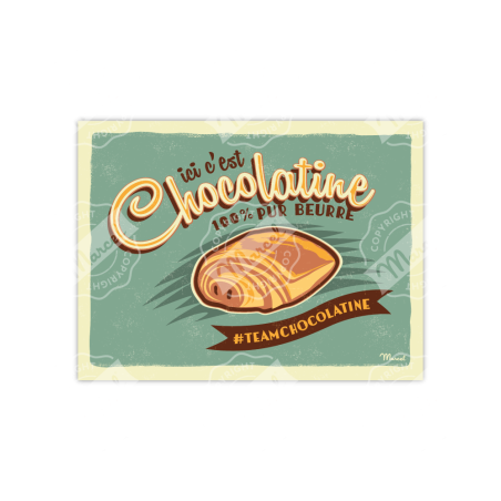 Affiche Chocolatine | Marcel Travel Posters Affiche Chocolatine | Marcel Travel Posters