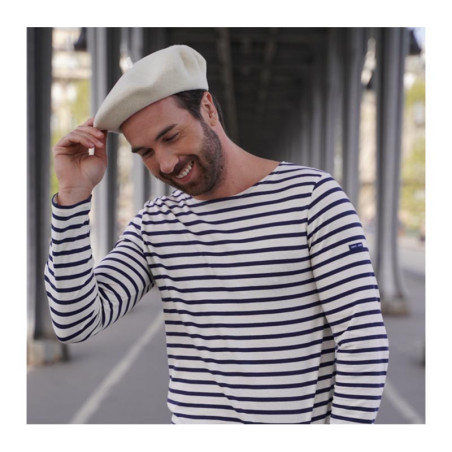 Le Béret Français Écru Homme Le Béret Français Écru Homme