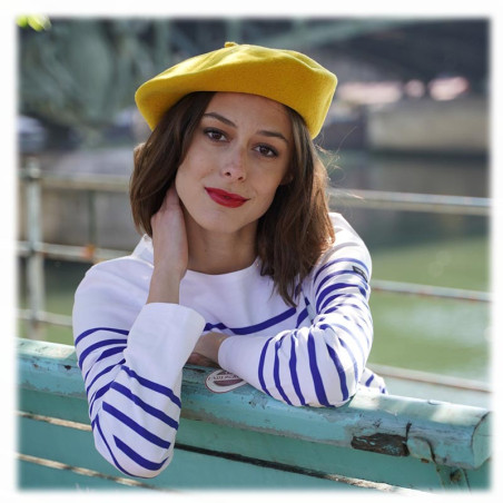 Le Béret Français Moutarde Femme Le Béret Français Moutarde Femme