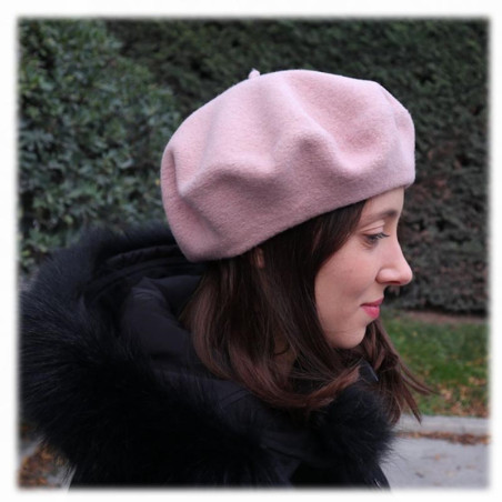 Le Béret Français Rose Pale Femme