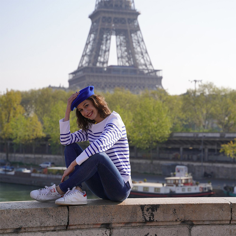 Le Béret Français Bleu Royal Femme