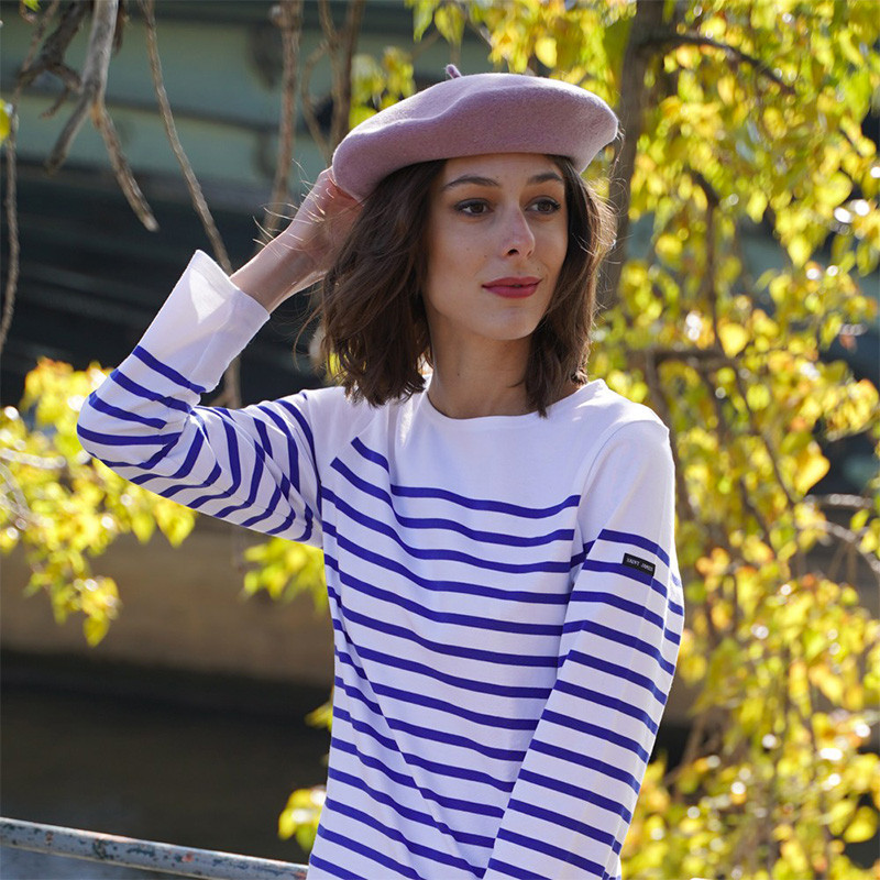 Le Béret Français Classique Violet Femme