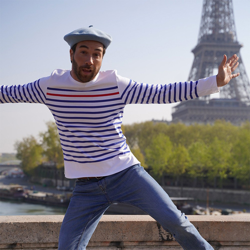 Le Béret Français Bleu Crépuscule Homme