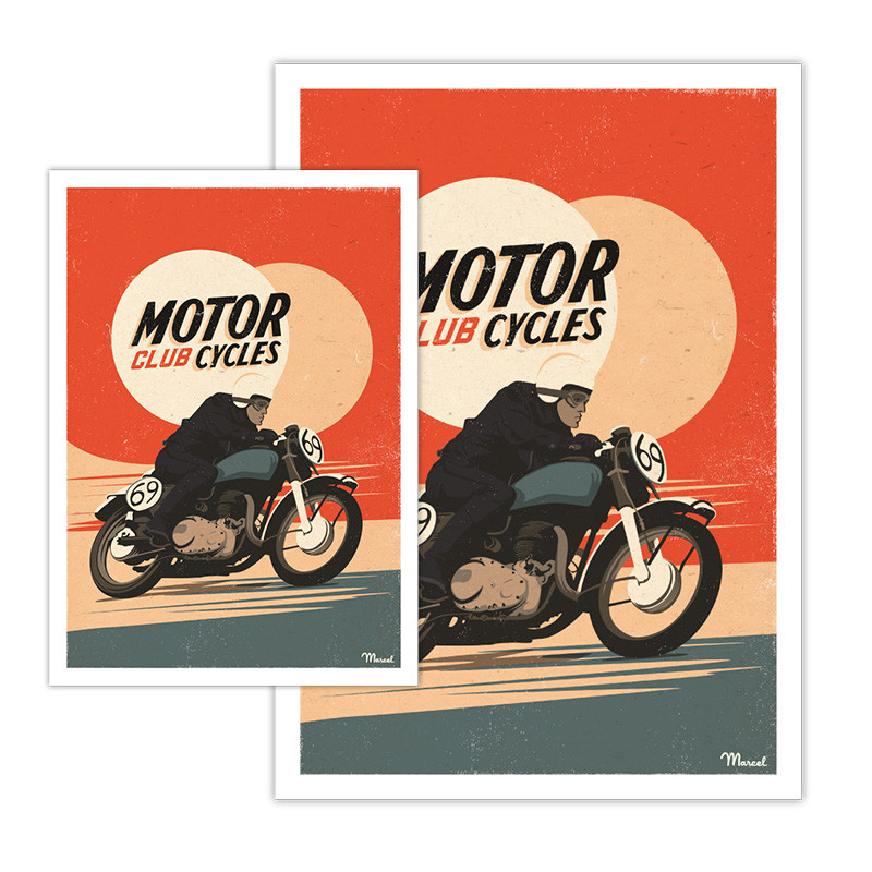 Cartes Postales Marcel | Motorcycles