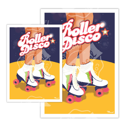 Cartes Postales Marcel | Roller Disco Cartes Postales Marcel | Roller Disco