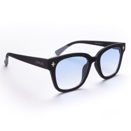 LUNETTES DE SOLEIL OKKIA GIOVANNI NOIR & BLEU