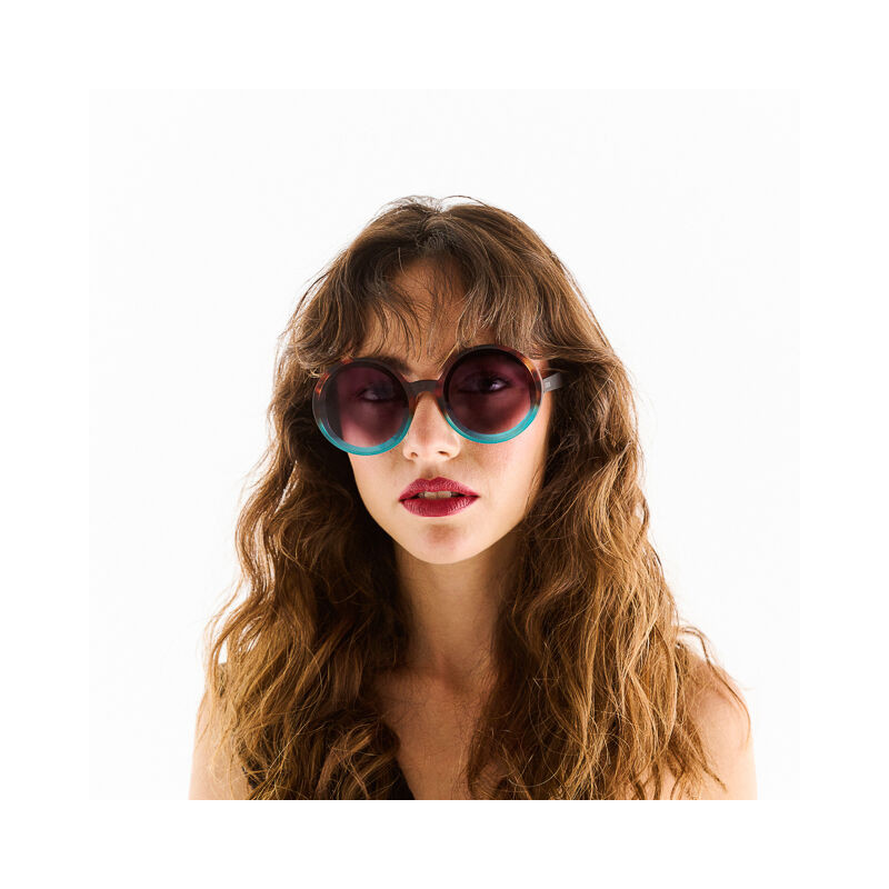 LUNETTES OKKIA MONICA HAVANA BLUE - OK014