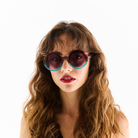 LUNETTES OKKIA MONICA HAVANA BLUE - OK014 LUNETTES OKKIA MONICA HAVANA BLUE - OK014