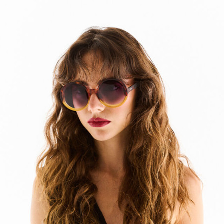 LUNETTES OKKIA MONICA HAVANA JAUNE - OK014 LUNETTES OKKIA MONICA HAVANA JAUNE - OK014