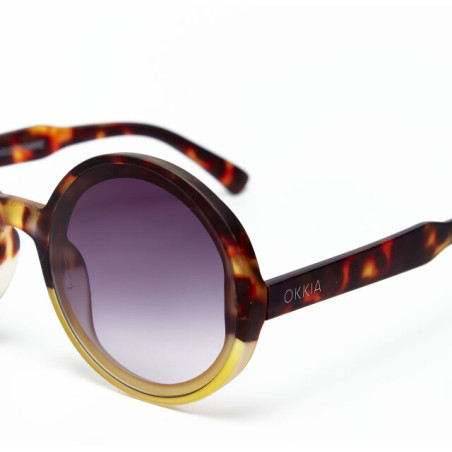 LUNETTES OKKIA MONICA HAVANA JAUNE