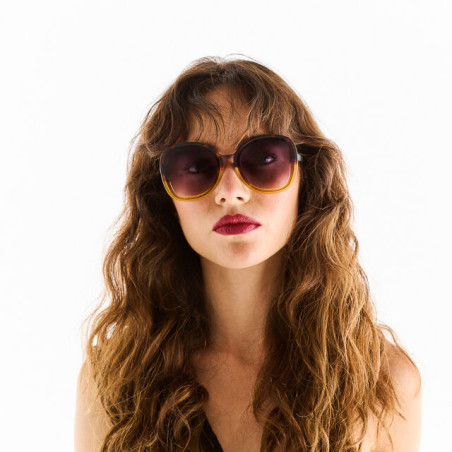 LUNETTES OKKIA ANNA HAVANA YELLOW - OK019 LUNETTES OKKIA ANNA HAVANA YELLOW - OK019