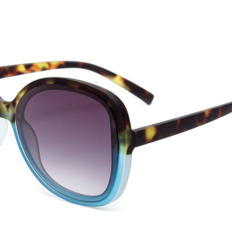 LUNETTES DE SOLEIL OKKIA ANNA BLUE HAVANA