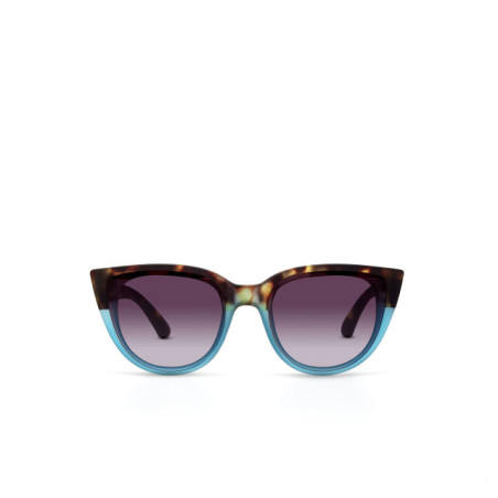 LUNETTES DE SOLEIL OKKIA SILVIA HAVANA BLUE - OK020