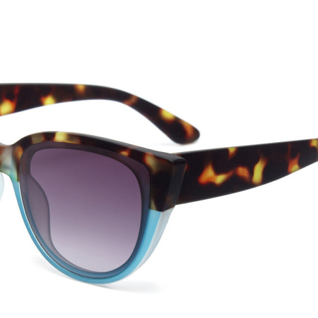 SUNGLASS OKKIA SILVIA HAVANA BLUE - OK020