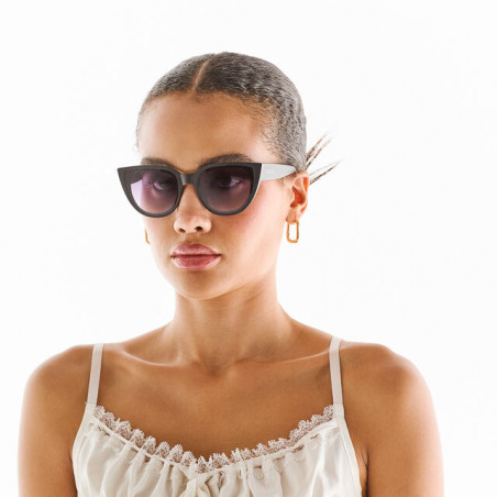 LUNETTES DE SOLEIL OKKIA SILVIA NOIR - OK020 LUNETTES DE SOLEIL OKKIA SILVIA NOIR - OK020
