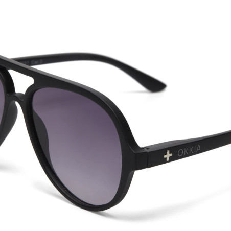 LUNETTES SOLAIRE OKKIA ALESSIO NOIR - OK021