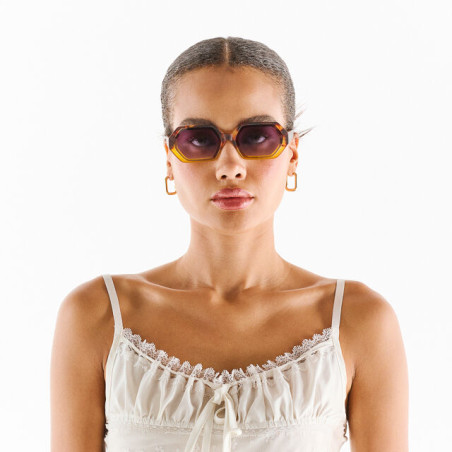 LUNETTES OKKIA ANDREA HAVANA YELLOW - OK022