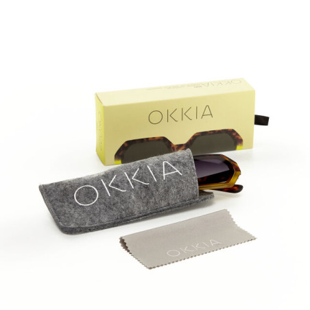 LUNETTES OKKIA ANDREA HAVANA YELLOW