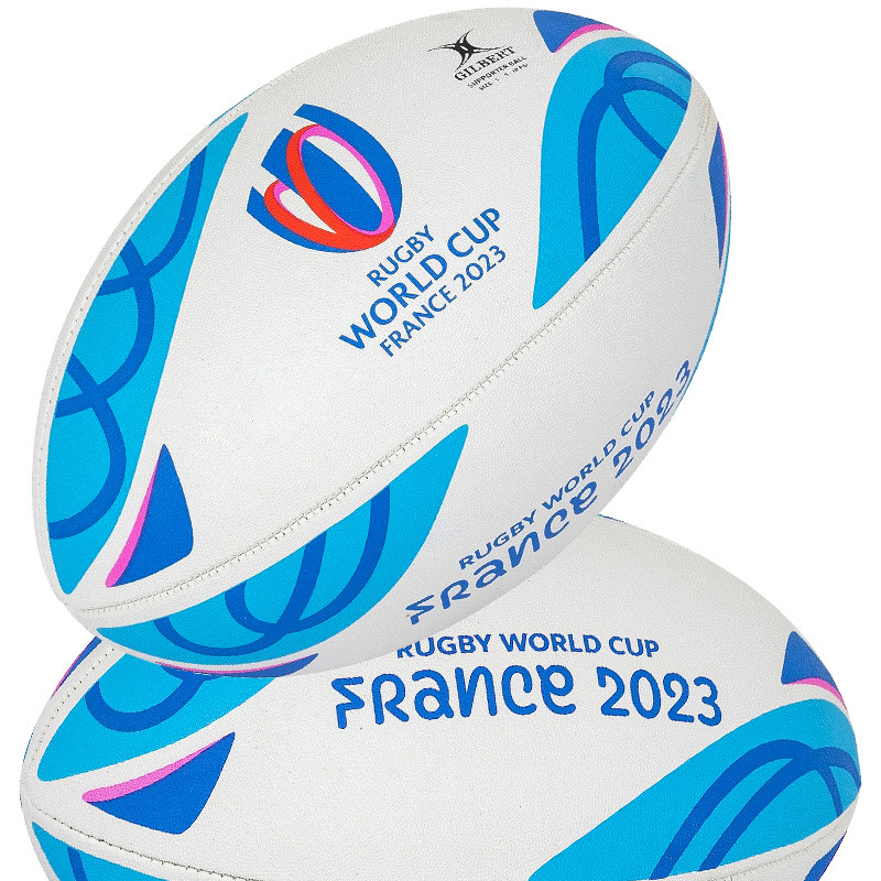 Ballon Géant Coupe du Monde Rugby Rouge (Hélium)