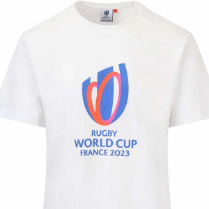 T-Shirt Officiel Coupe du Monde de Rugby 2023 Blanc