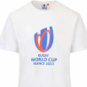 T-Shirt Officiel Coupe du Monde de Rugby 2023 Blanc