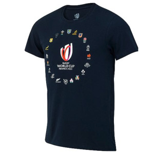 T-shirt officiel Coupe du Monde de Rugby 2023 - 20 NATIONS