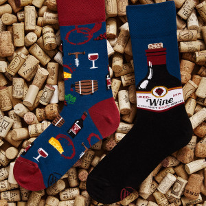 Many Morning | Chaussettes Cabernet Sauvignon