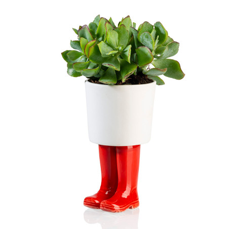 Bitten Wellington Bottes Rouges