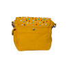 SAC US Petit Toile Strass Safran