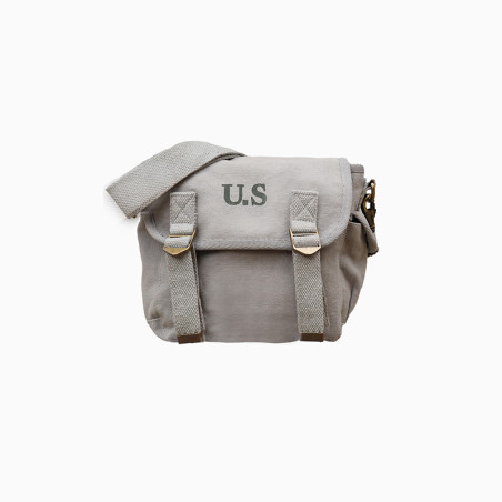 SAC US | le Petit Toile Chinée Gris Souris