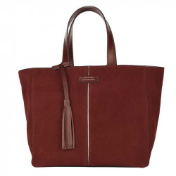 Petit cabas PARISIEN | LOXWOOD | Velours Cherry