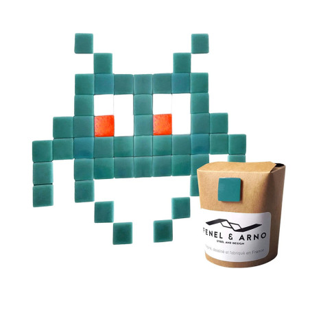 Pixel Box Mosaïque Invader Truquoise
