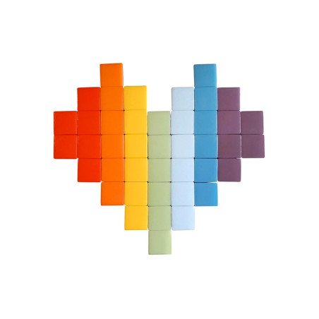 Pixel Box Mosaïque Coeur by Fenel & Arno Pixel Box Mosaïque Coeur by Fenel & Arno