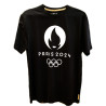 T-Shirt Officiel Jeux Olympiques Paris 2024 - Noir
