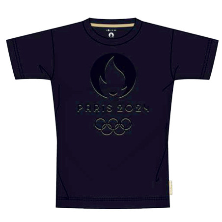 T-Shirt Officiel Jeux Olympiques Paris 2024 - Ruben Noir