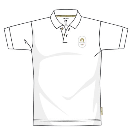 JO Paris 2024 - Polo Blanc